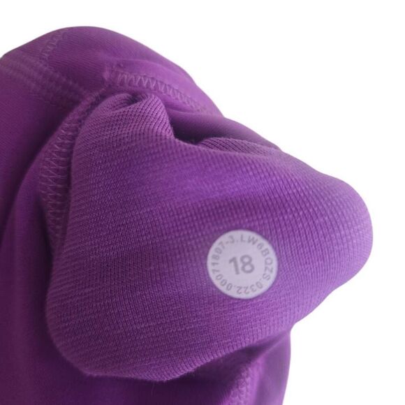 Lululemon Align High Rise Crop Leggings Moonlit Magenta Size 18 - Picture 10 of 10